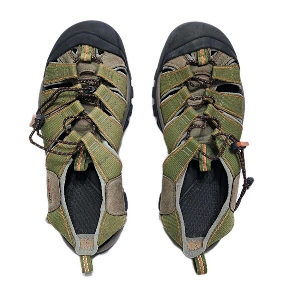 KEEN Newport H2 Sandals Mens 9 Closed Toe Sport Outdoor Hiking Green Fishing - Picture 8 of 10